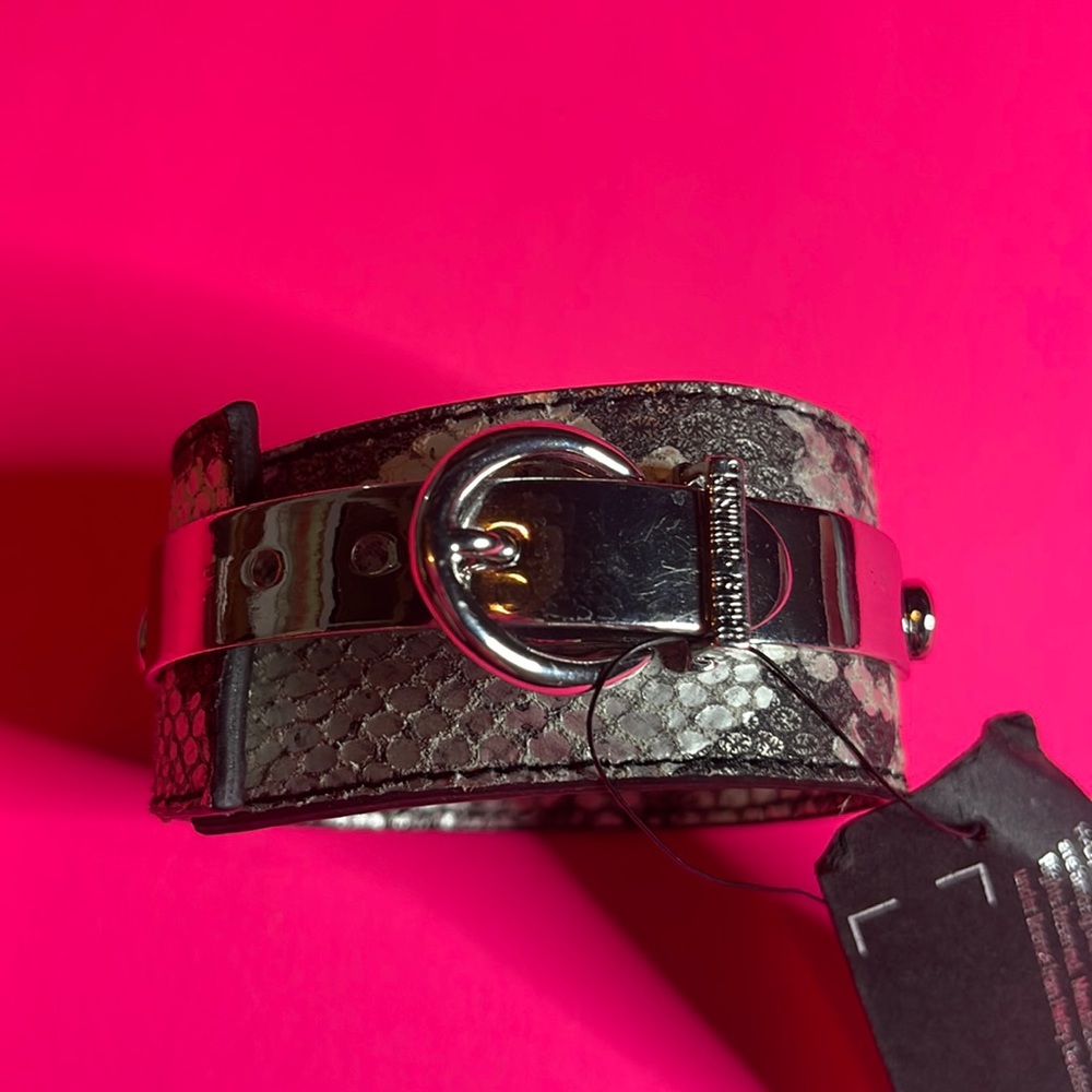 Harley Davidson snake skin cuff